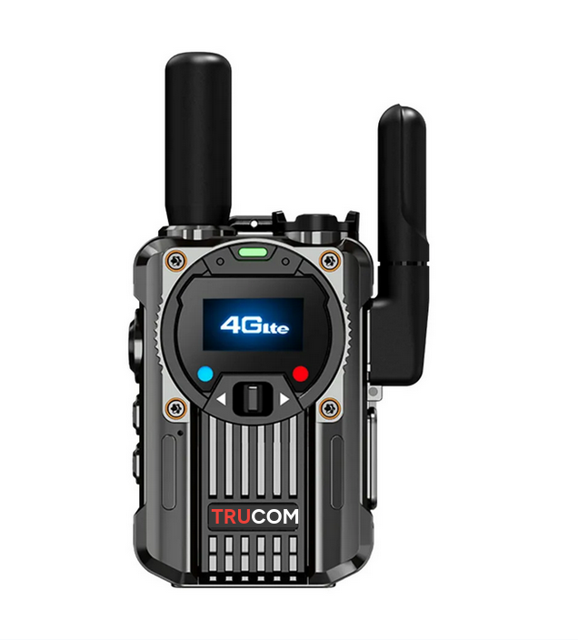 TRUCOM T66 Global Walkie Talkie Unlimited Range Encrypted Two-Way Radio - 72H Battery, FM Radio, Lightweight & LED Flashlight, 210 Countries Coverage