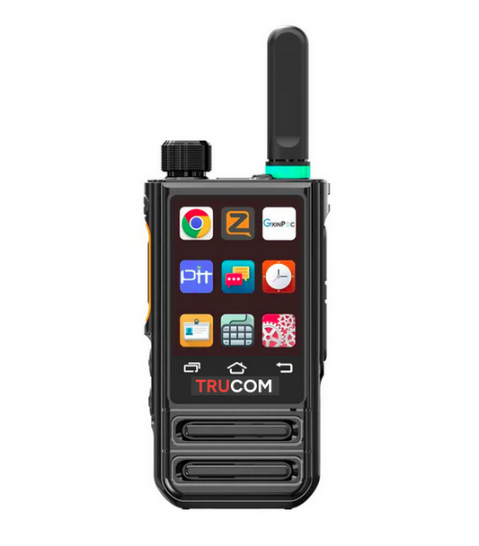 TRUCOM T77 Global Walkie Talkie Long Range for Family, Construction, Logistics, Transportation, Hotels, Shopping Malls, Outdoors and Emergency Rescue Encrypted Two Way Radios